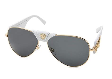 versace 2150q white|Versace Women's 0VE2150Q 1341/87 Medusa Aviator .